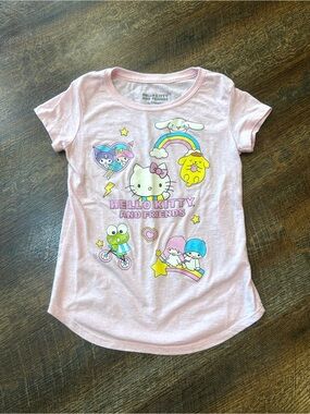 Sanrio Pink Hello Kitty & Friends Short Sleeve Tee
